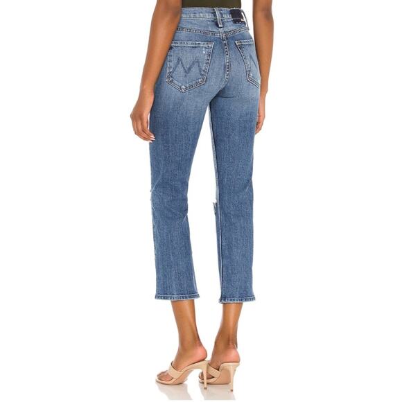 Mother Superior Distressed Cropped Jeans The Tomcat Size 26 New - Picture 2 of 11